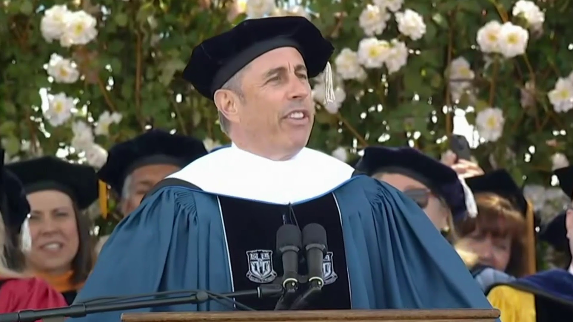 Duke students walked out of Jerry Seinfeld's commencement speech amid wave of antiwar protests 1715558008998_nn_elo_jerry_seinfeld_protested_at_duke_240512_1920x1080-byqi35