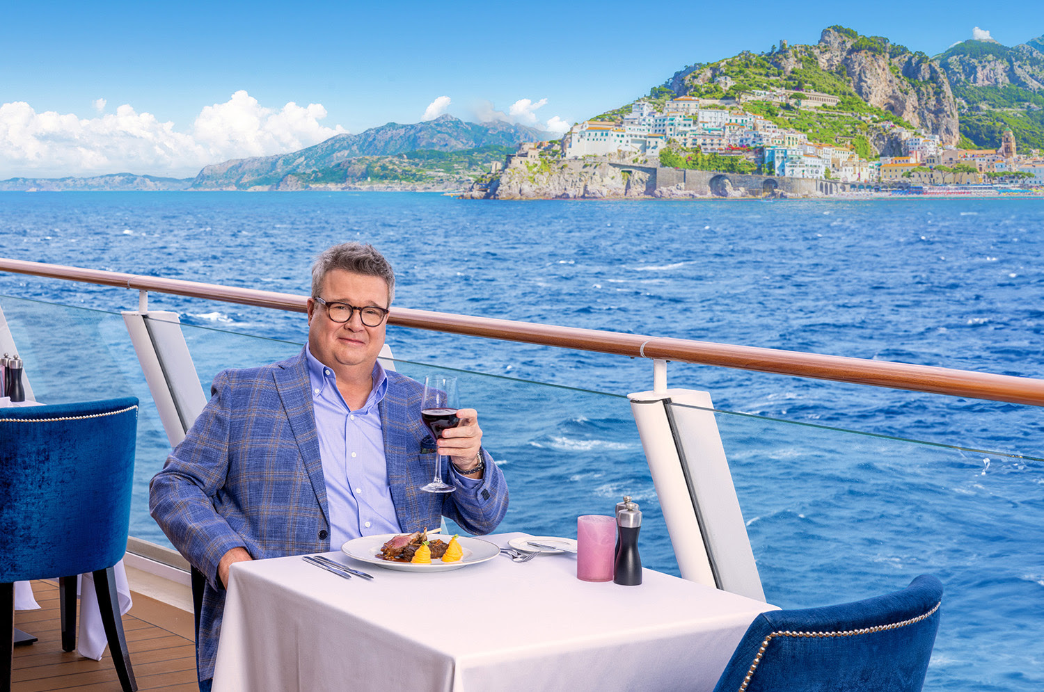 Eric Stonestreet, godfather of Norwegian Aqua and two-time Emmy®-Award winning actor, will serve as Norwegian Cruise Line’s new brand ambassador.