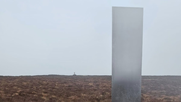 The monolith was spotted on Hay Bluff, Powys, Wales (Pic: Craig Muir)