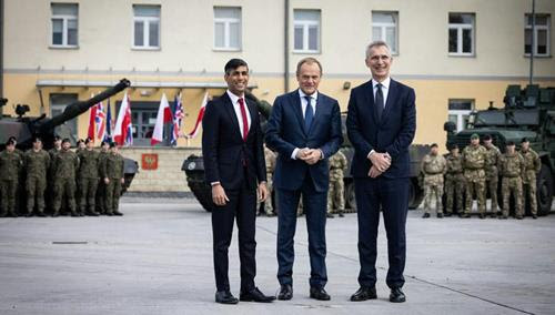 NATO Secretary General meets Polish and UK Prime Ministers, welcomes new support for Ukraine