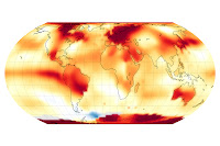 Global temperature anomaly for September 2023