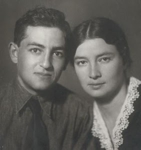И.А.Рапопорт и Лия Владимировна Луговая - первая жена. 1938 г.