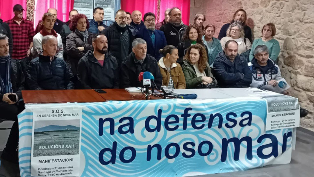 O ecoloxismo súmase á manifestación ＂En defensa do Mar＂