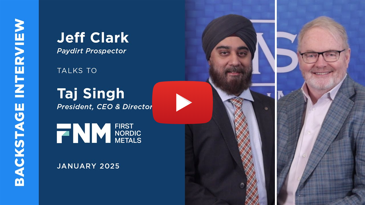 Taj Singh of First Nordic Metals Corp. talks to Jeff Clark at Metals Investor Forum | January 2025