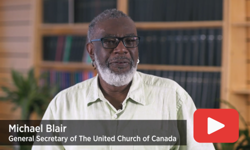 Michael Blair, General Secretary of The United Church of Canada