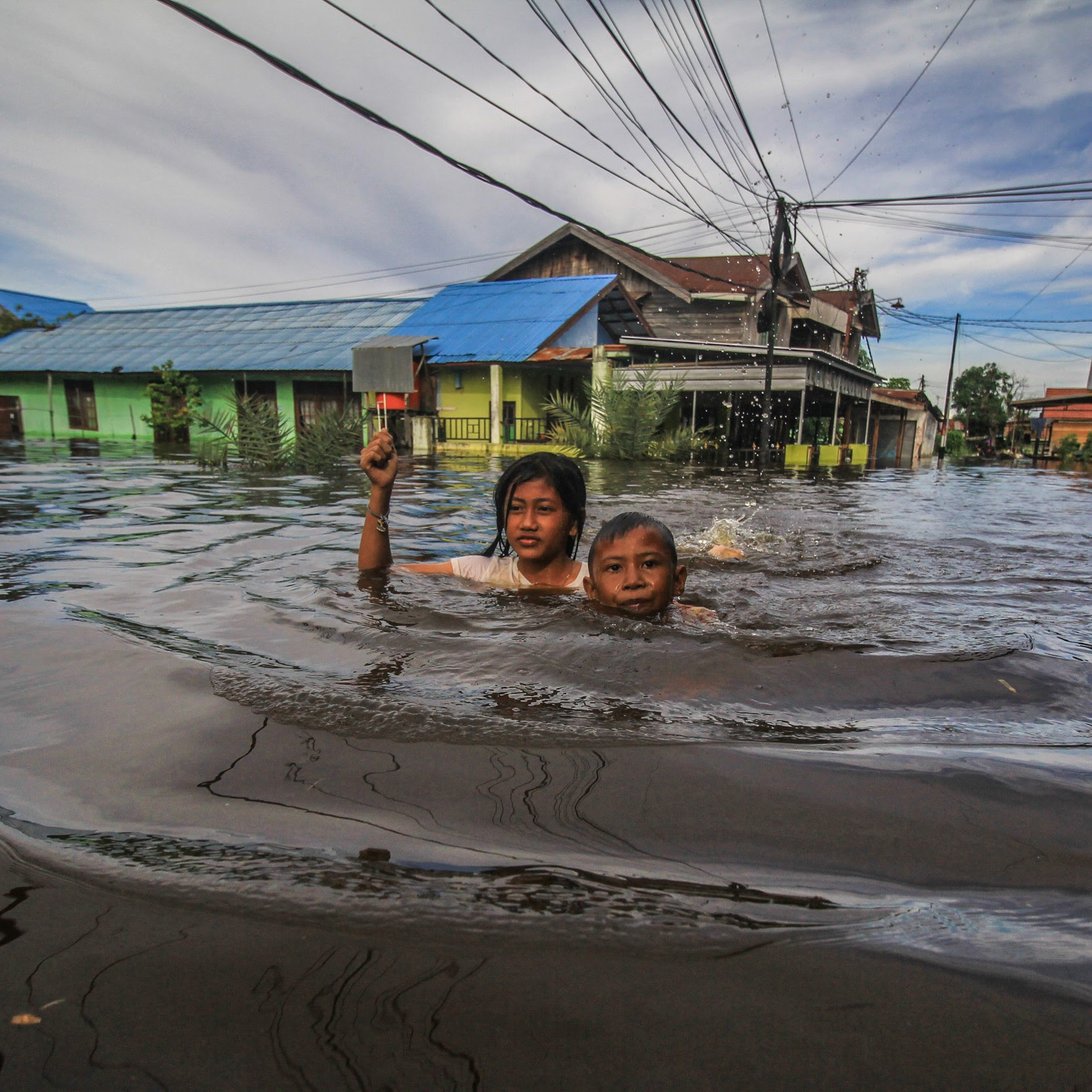 Inondations en Indonésie