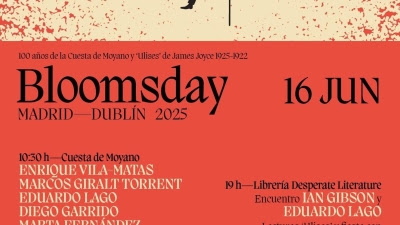 La obra 'Ulises' de James Joyce conectará Madrid y Dublín el próximo 16 de junio con la celebración del 'Bloomsday'