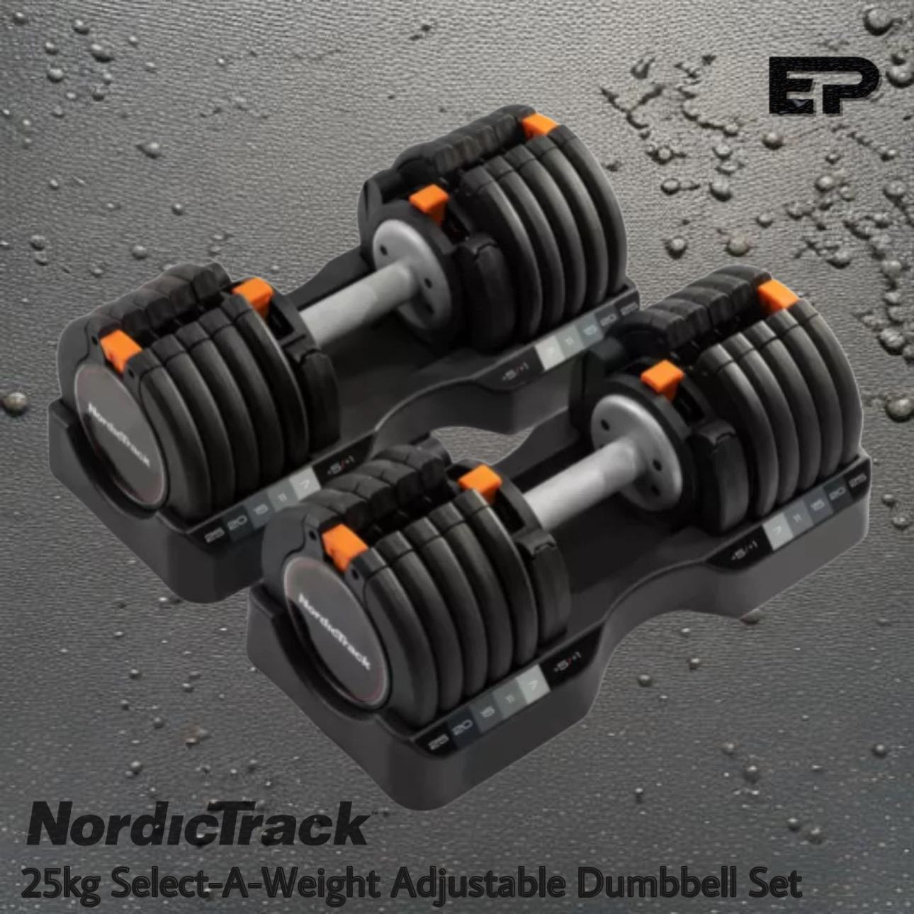 Image of WIN A NORDICTRACK 25KG ADJUSTABLE DUMBBELL SET