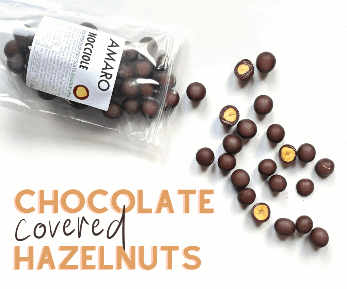 Hazelnuts Wrapped in Chocolate Colzani dragee bean to bar