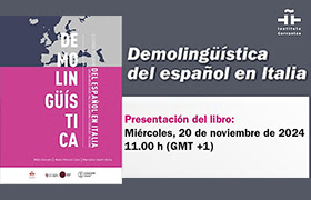 Presentación del libro «Demolingüística del español en Italia».