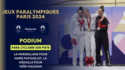 Para cyclisme sur piste - poursuite individuelle 3000 m : le podium de Marie Patouillet et Heïdi Gaugain