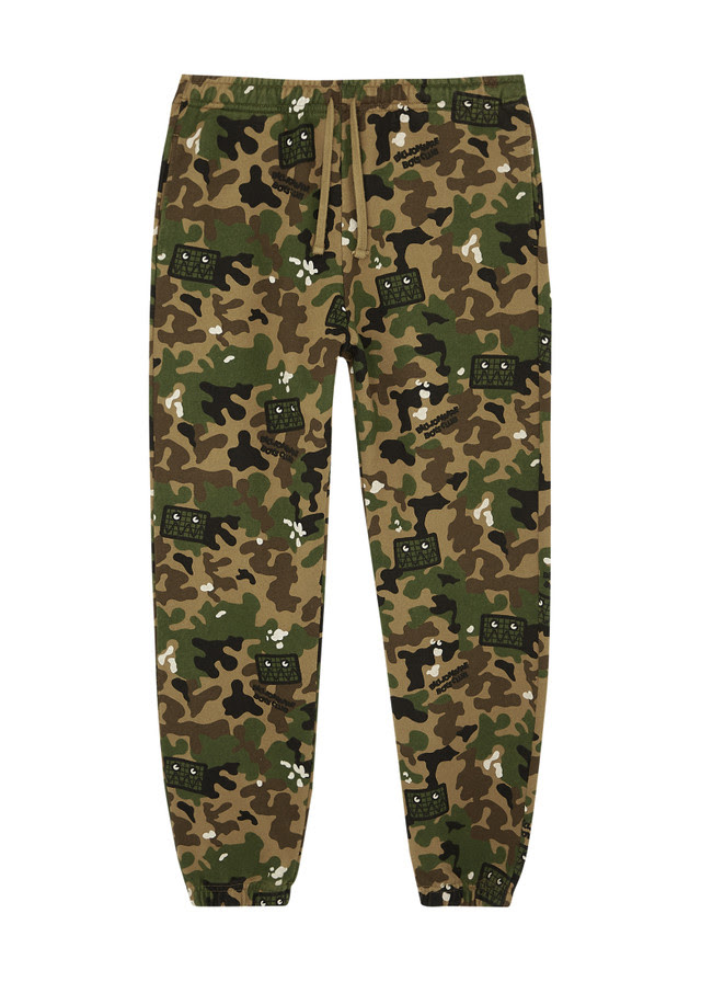 BILLIONAIRE BOYS CLUB Camouflage-print cotton sweatpants