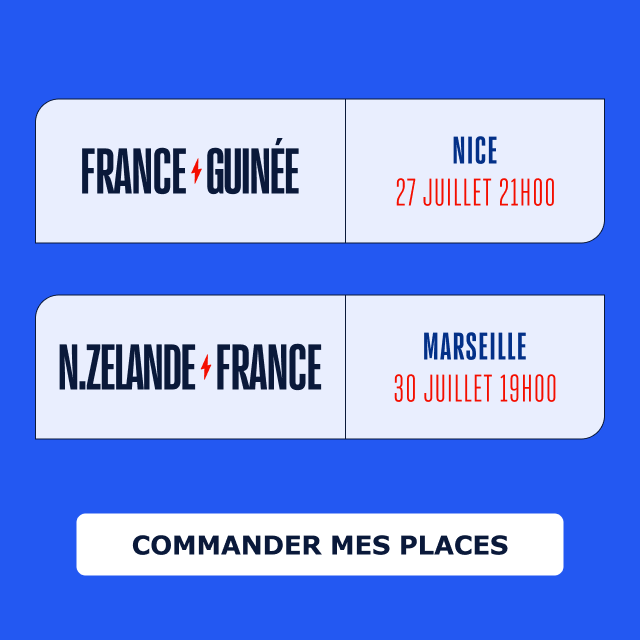 Commander mes places