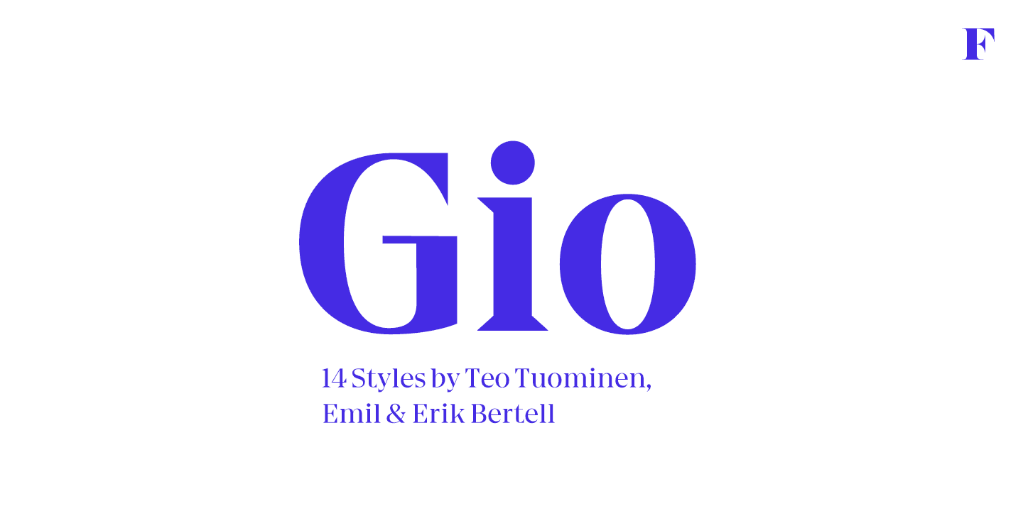 Gio by Fenotype