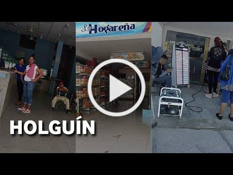 Tiendas en Holguín piden que las personas entren “de uno en uno porque no hay corriente”