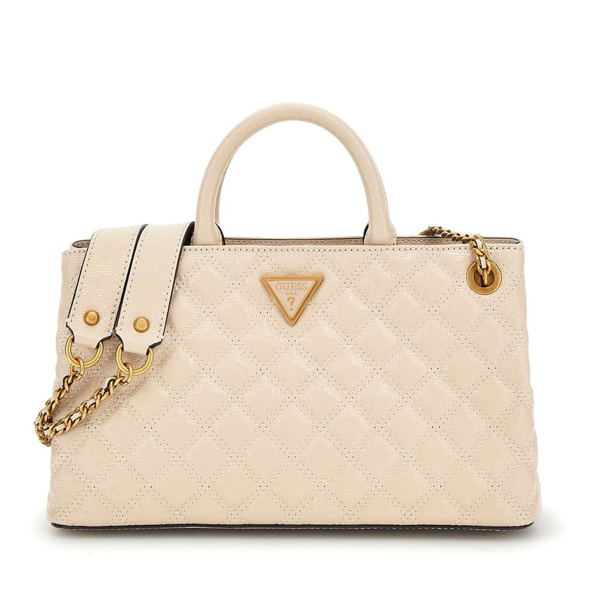 Image of Guilly Quilted Girlfriend Shoulder Satchel