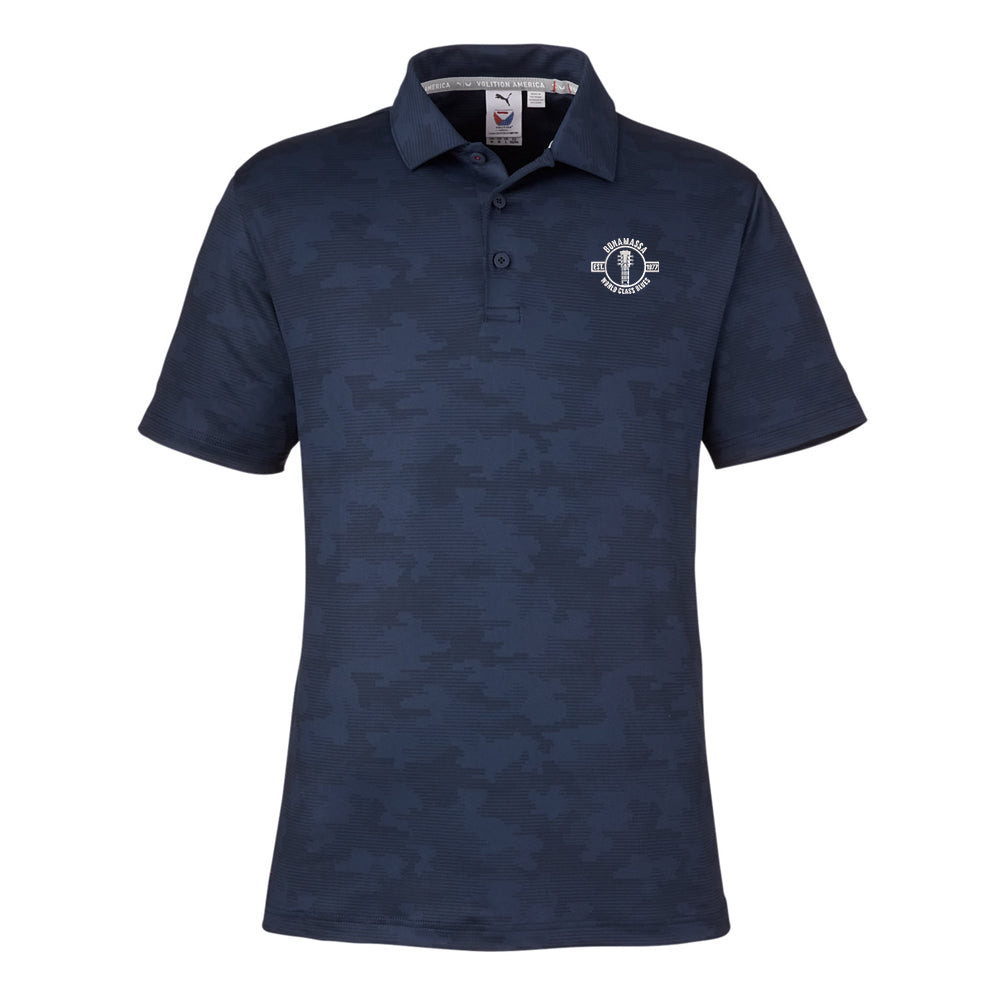 Image of World Class Blues Puma Volition Camo Polo (Men)