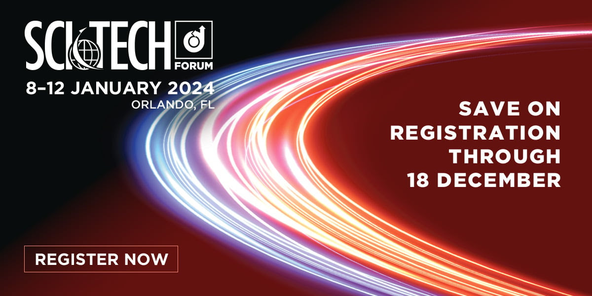 AIAA SciTech Forum | Save On Registration Through 18 December