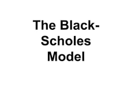 Black scholes(Venu) | PPT
