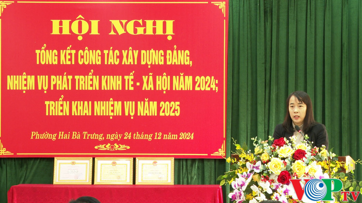 Phường Hai Bà Trưng tổng kết công tác xây dựng Đảng, nhiệm vụ phát triển kinh tế - xã hội năm 2024, triển khai phương hướng nhiệm vụ năm 2025