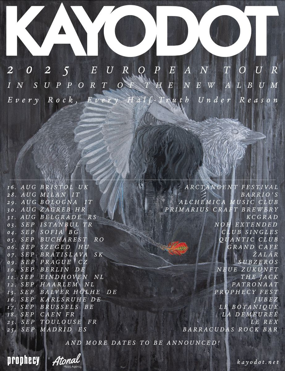 KAYO DOT live EU 2025 flyer