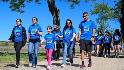 Algete.- El Ayuntamiento muestra su apoyo a las familias con niños TEA en una marcha desde la localidad hasta Cobeña