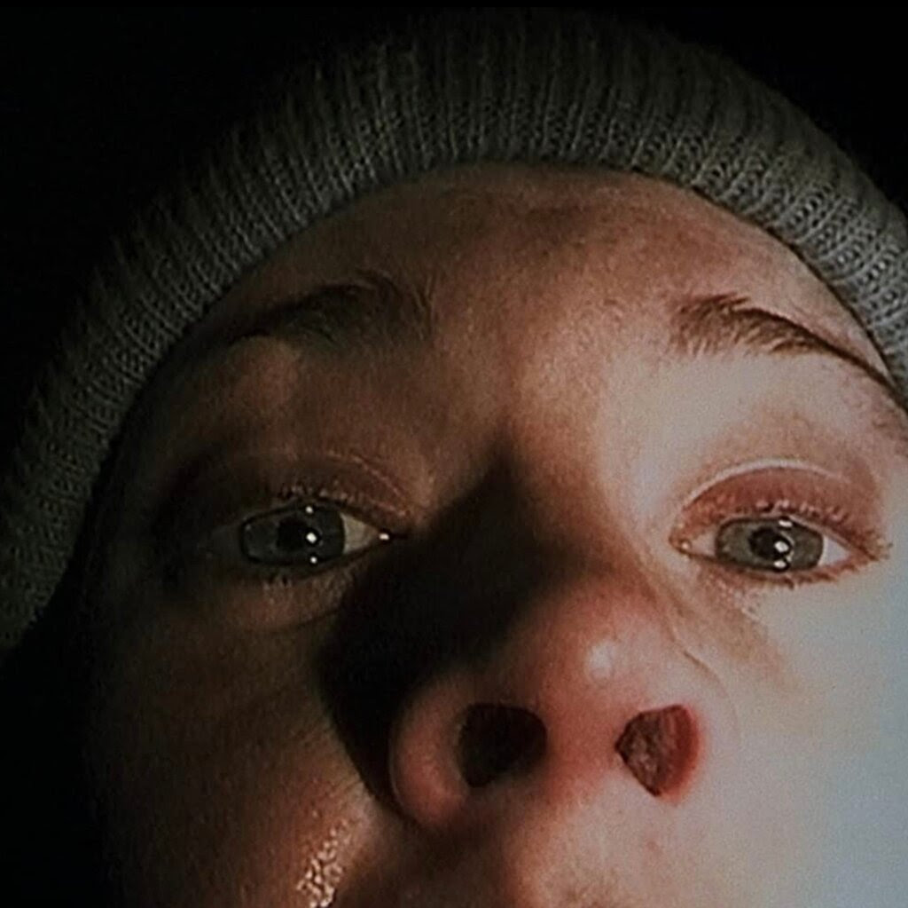 A still image from the film, “The Blair Witch Project.”