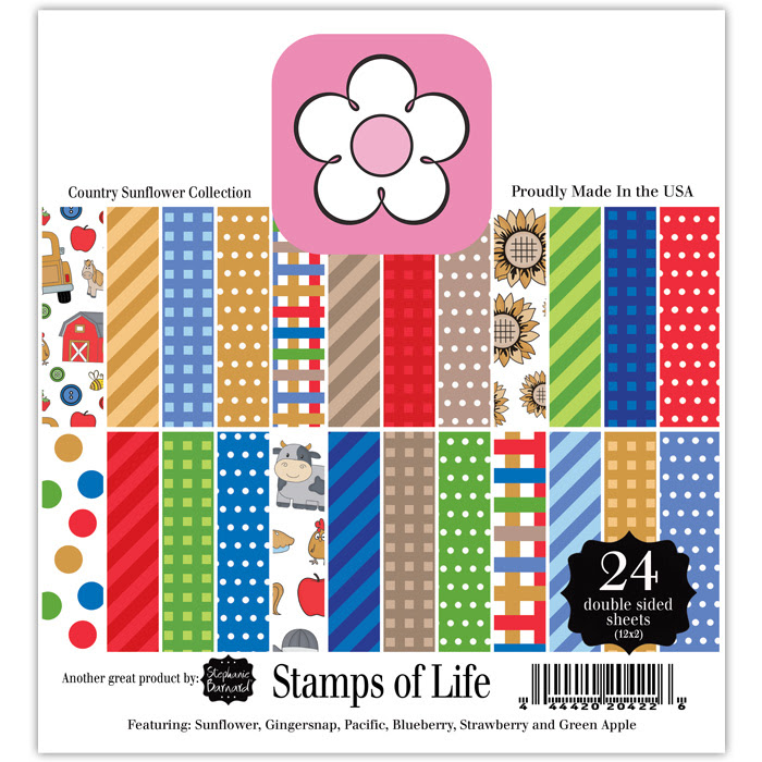 Image of Country Sunflower 6x6 Patterned Paper Pad