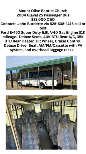 Mt. Olive Church Bus