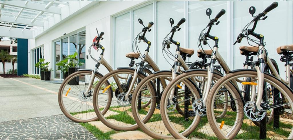 Bicicletas disponíveis no Hotel Travel Inn Wise em Indaituba (Divulgação)