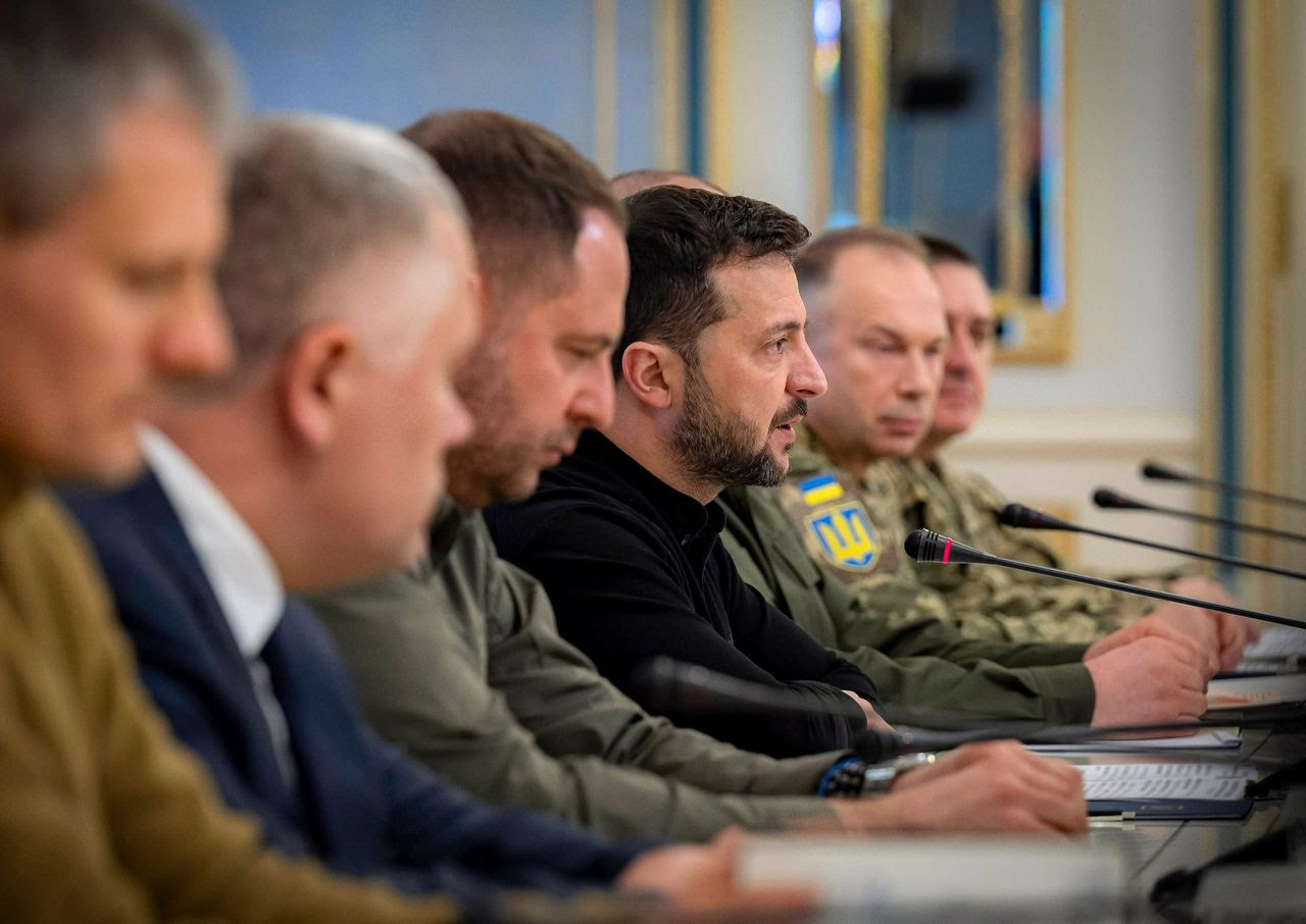 &nbsp;Ukrainian President Volodymyr Zelensky in Kyiv, Ukraine, 21 Oct. 2024. (Presidential Press Service /EPA-EFE/Shutterstock)