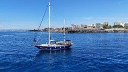 La nave Madleen della Freedom Flotilla