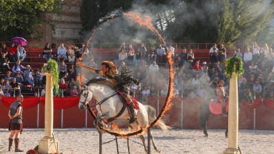 Alcalá.- Más de 10.000 personas participaron en las actividades de la recreación romana durante el puente