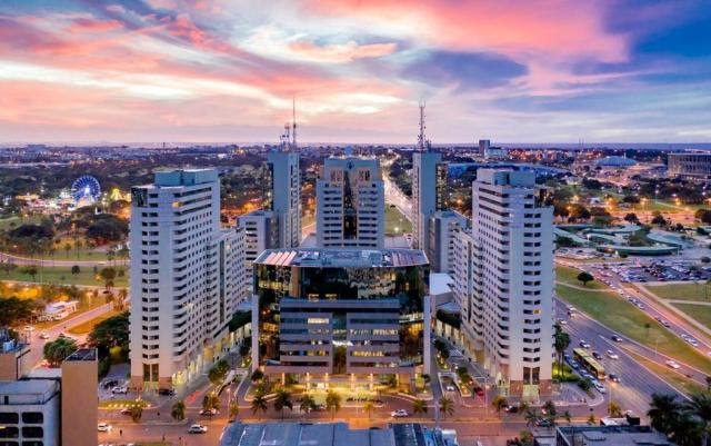 Imagem aérea do Mélia Hotel
