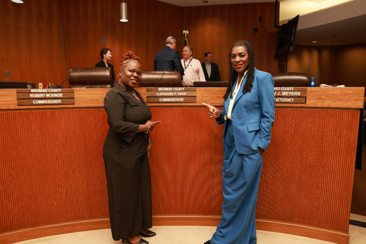 Jamaican Alexandra P. Davis Sworn In As Broward County Commissioner for District 7