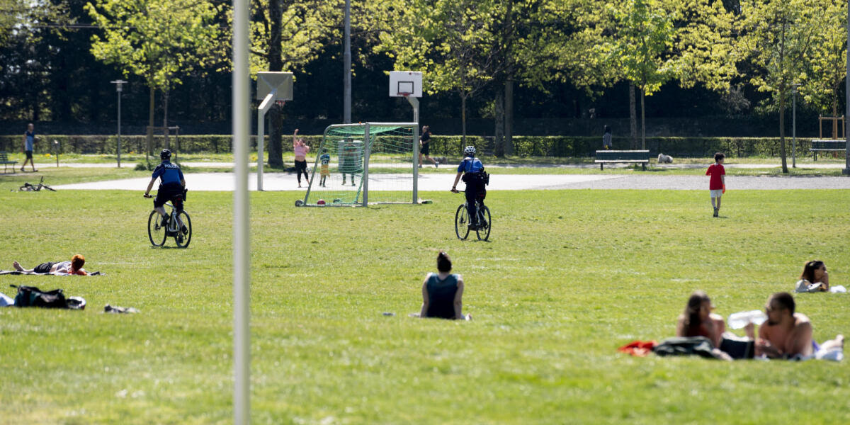 Image d'illustration: le Parc de Milan à Lausanne, le 11 avril dernier.