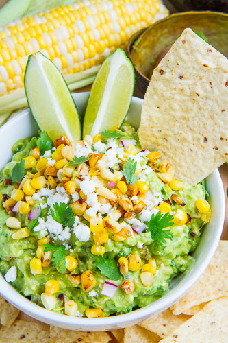 Corn and Cotija Guacamole (aka Esquites Guacamole)