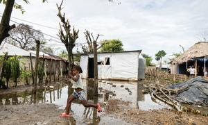 Comunidades de Colombia se vieron gravemente afectadas por las inundaciones causadas por las fuertes lluvias y la rotura del dique Cara de Gato en Colombia (archivo).