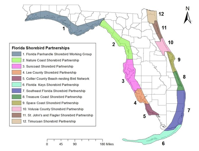 Map of the 12 FSA partnerships