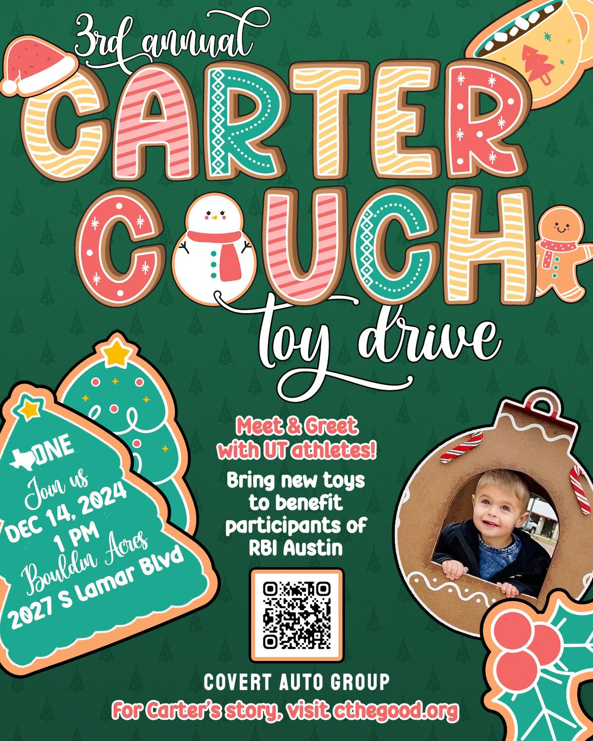 The 3rd Annual Carter Couch Toy Drive