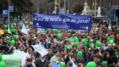 La marcha Sí a la Vida recorre Madrid para defender 