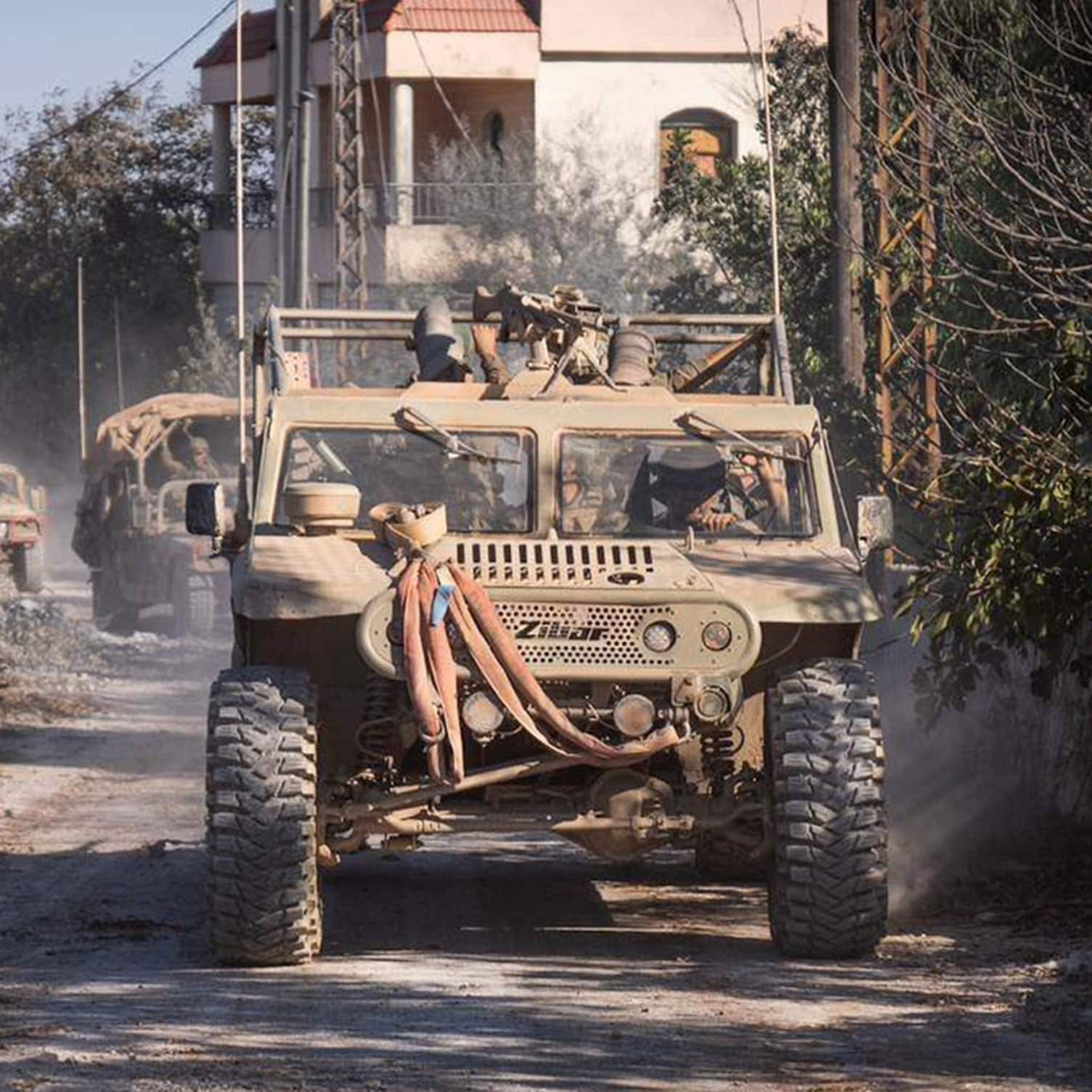 Israeli forces on the ground in southern Lebanon