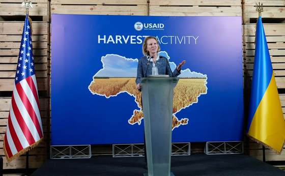 DA Coleman launches Harvest, an agricultural assistance program, in Ukraine.