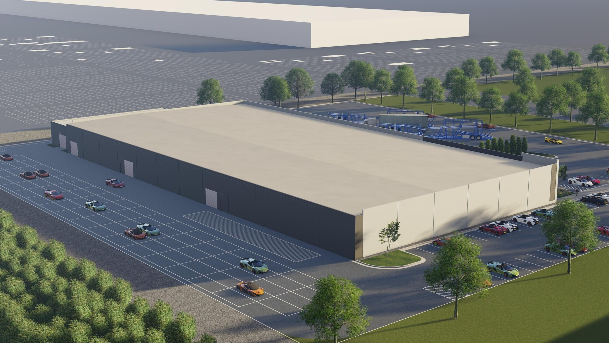 Governor Moore Joins McLaren Leadership in Announcing New Vehicle Processing Center at Tradepoint Atlantic (2)