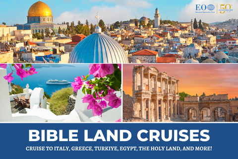 Cruise to Italy, Greece, Turkiye, Egypt, the Holy Land, and more!