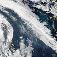 image of clouds in the atmosphere