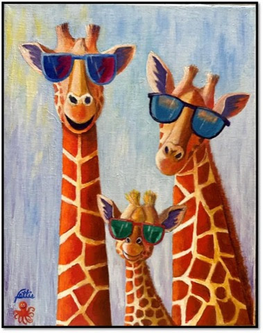 Giraffes-Sunglasses