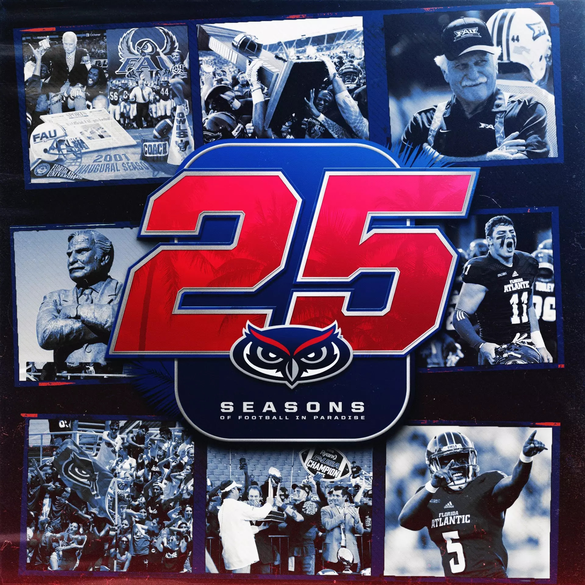 25th Football Logo