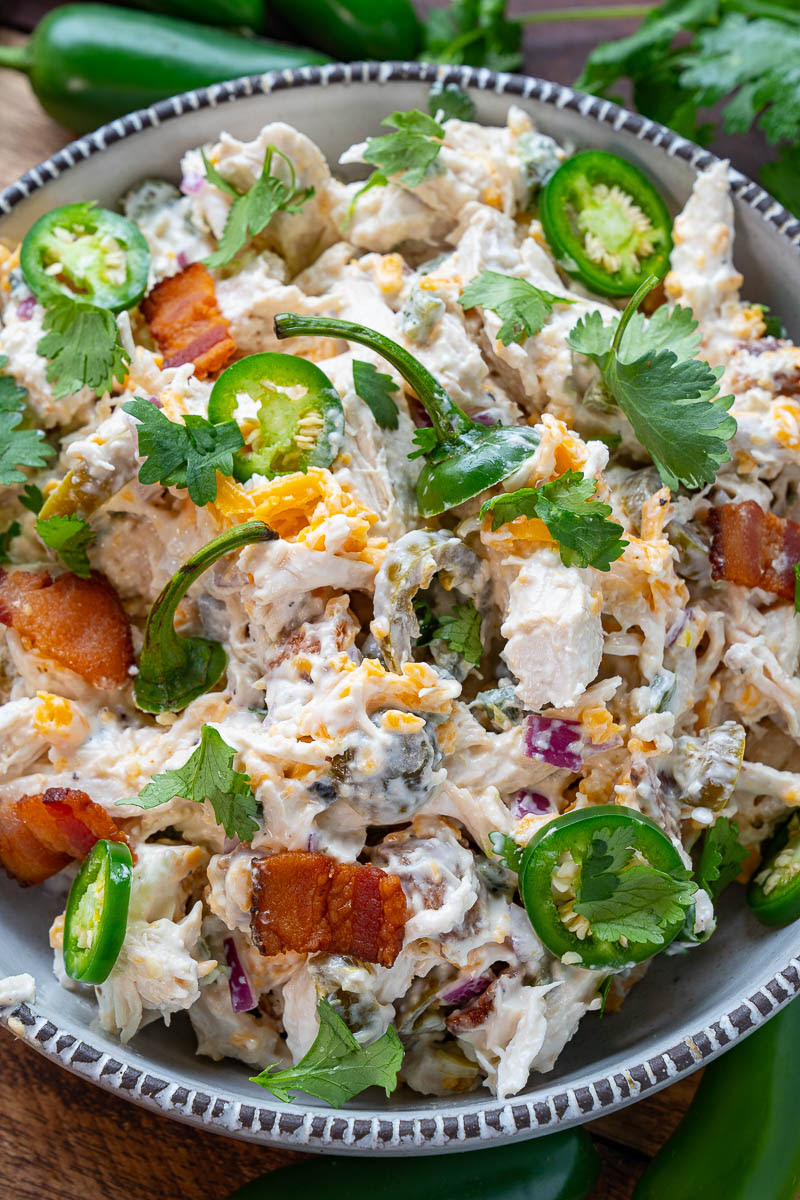 Jalapeno Popper Chicken Salad