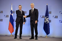 Secretary General thanks Slovenian Prime Minister for contributions to NATO and Ukraine